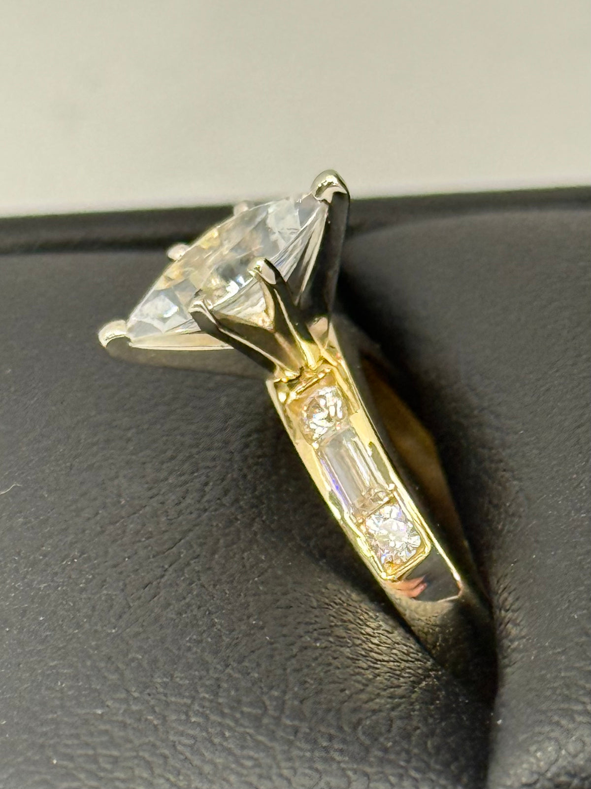 Cubic Zirconia Marquise Ring