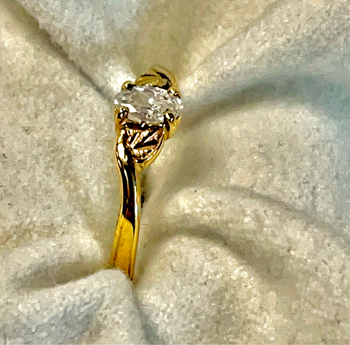 Black Hills Gold Cubic Zirconia Ring