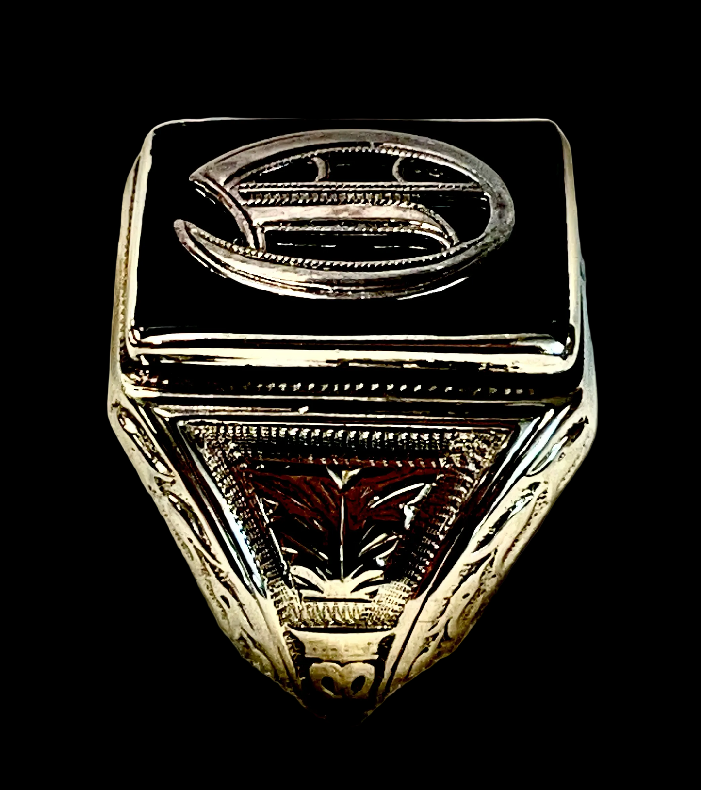 Gents Signat Onyx Ring