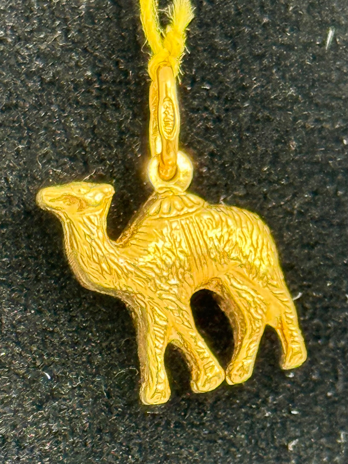 Gold Camel Charm
