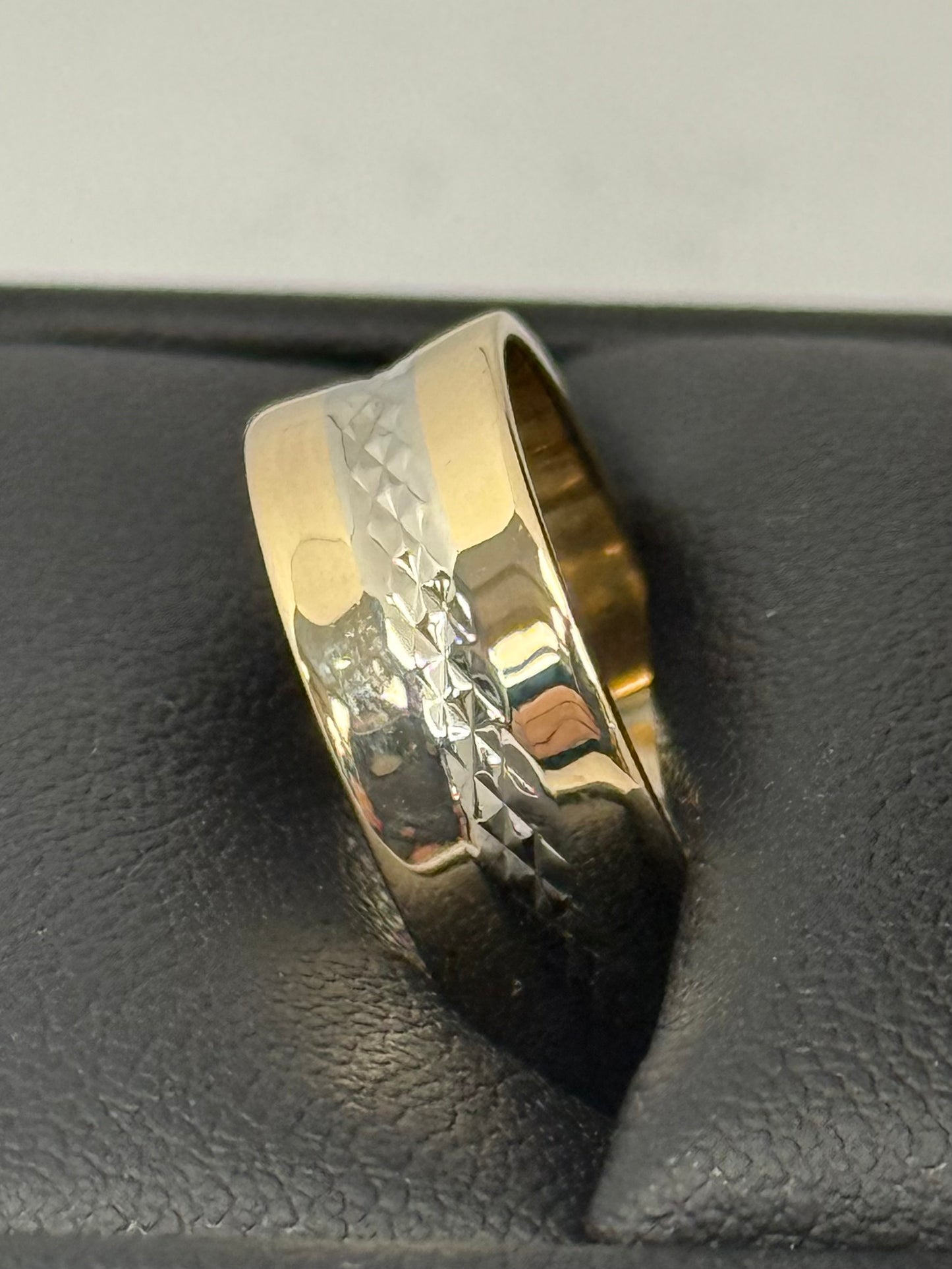Carved Wedding Band