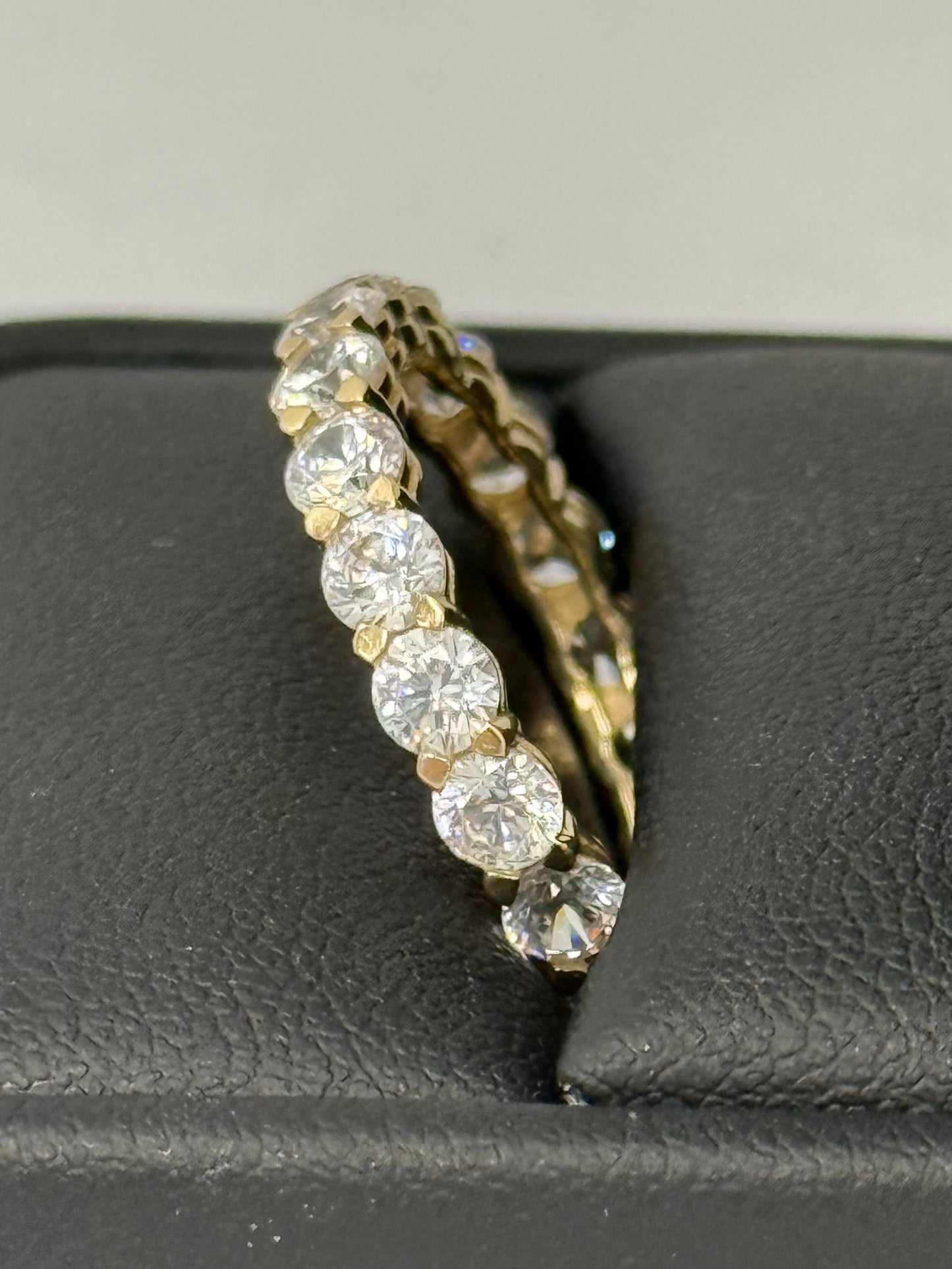 Cubic Zirconia Eternity Band