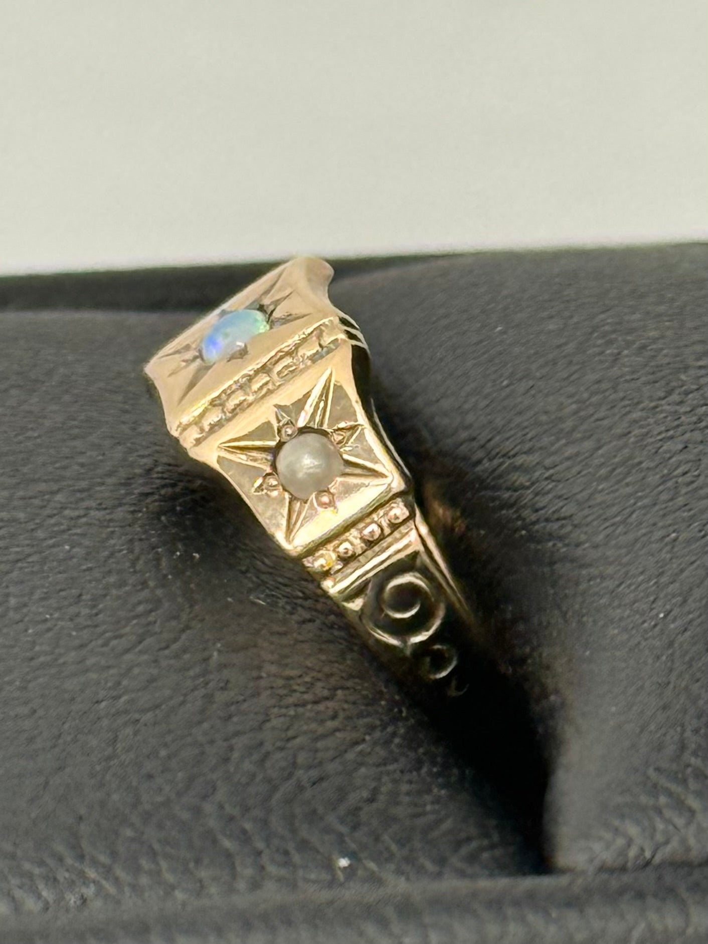 Half Pearl Fashion Ring