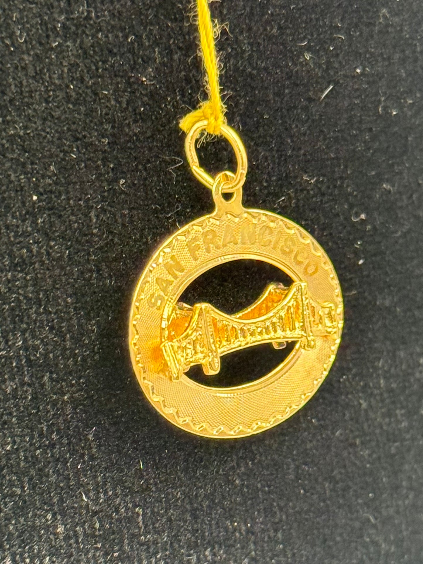 San Francisco Gold Charm