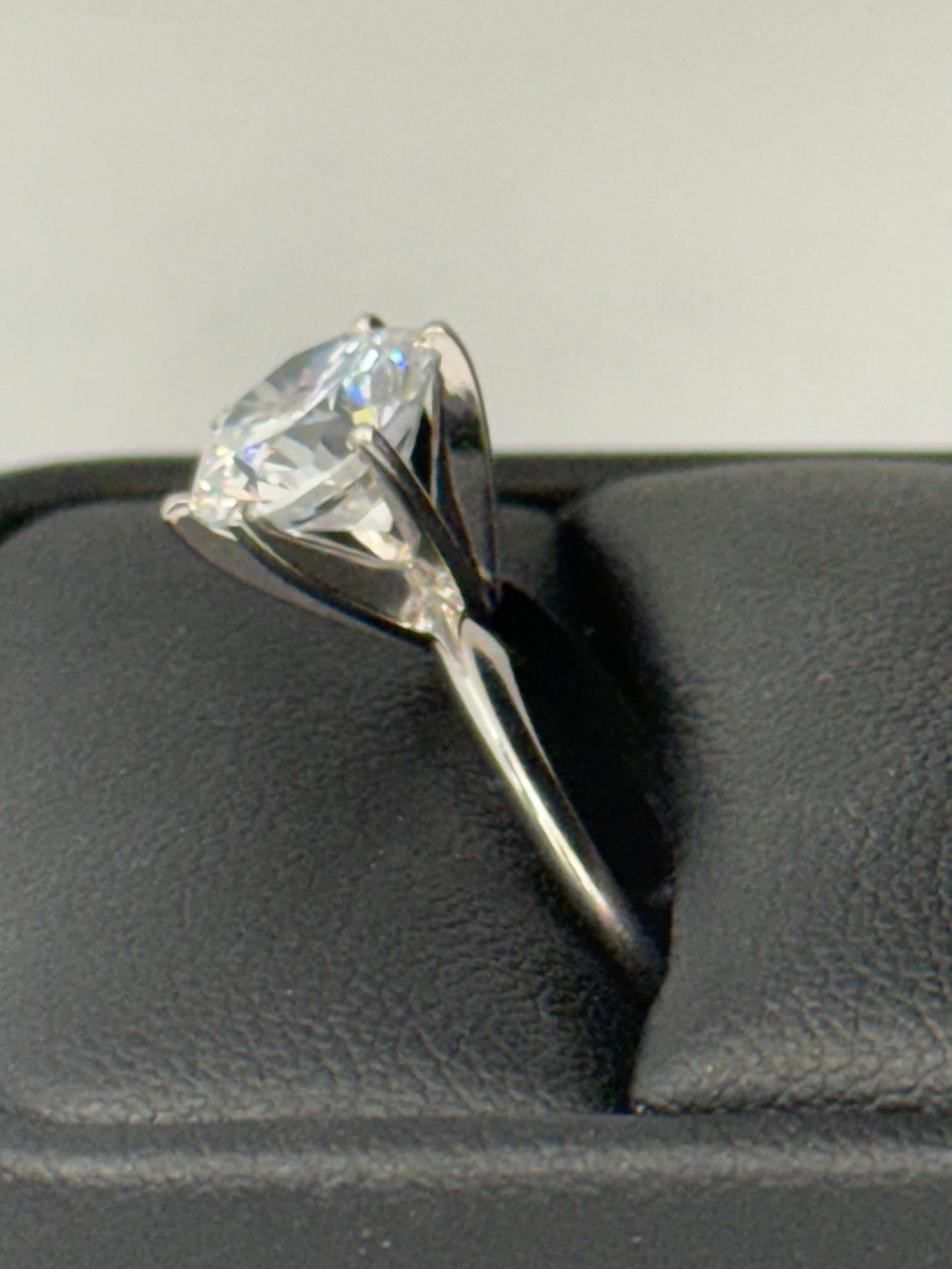 Solitaire Cubic Zirconia Ring