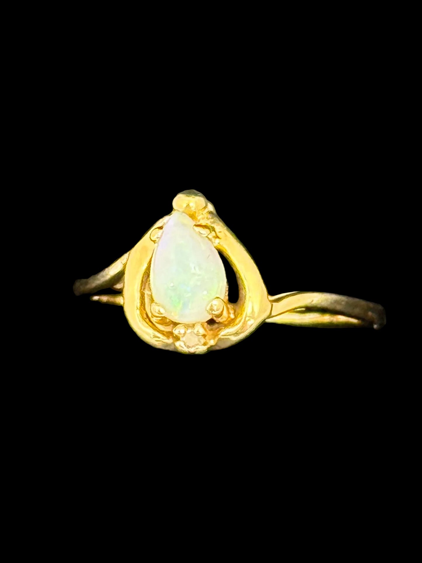 Opal and Diamond Ring
