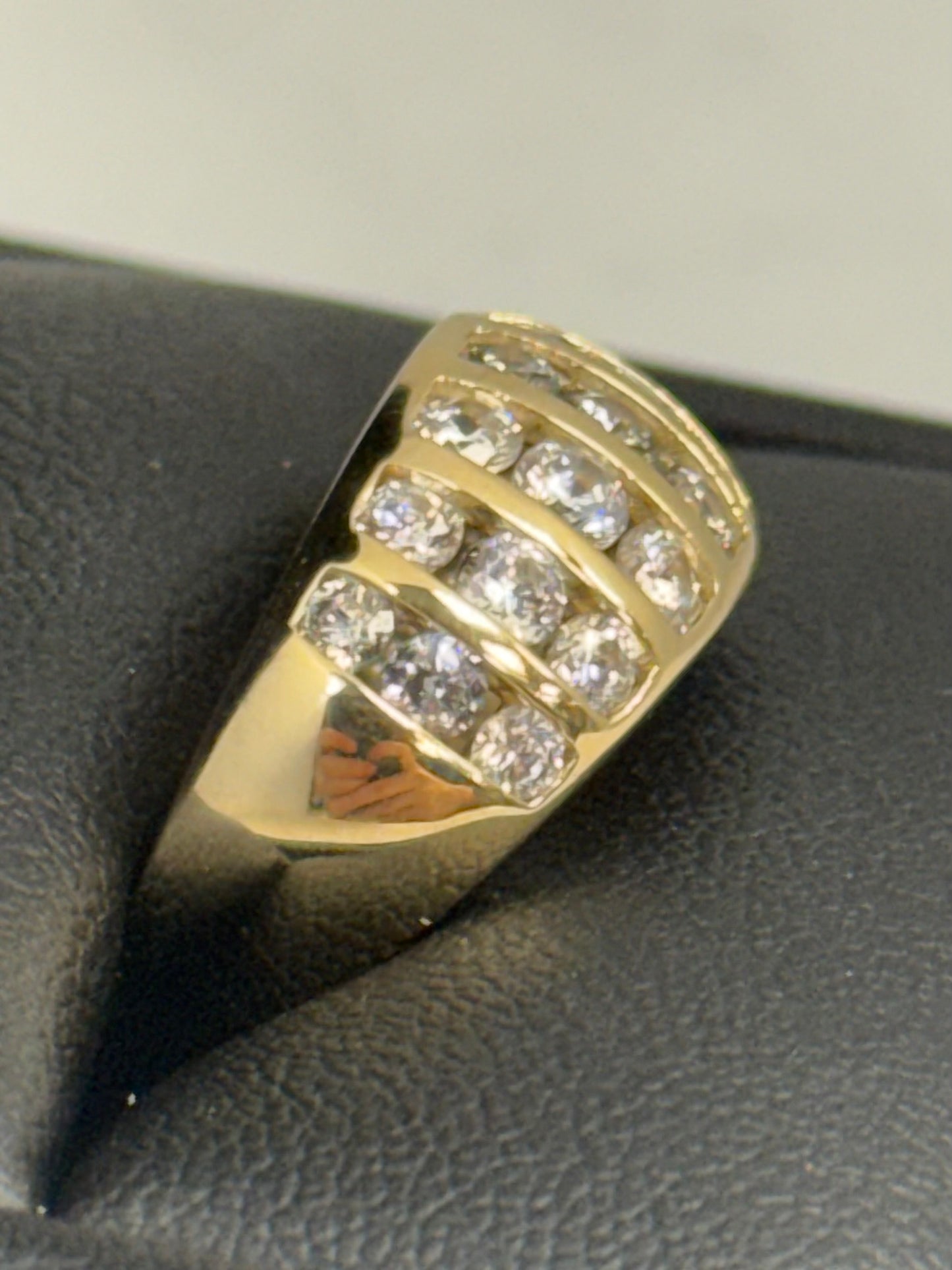 Cubic Zirconia Parallel Band