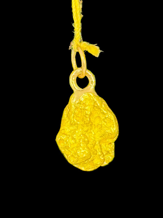 Gold Nugget Pendant