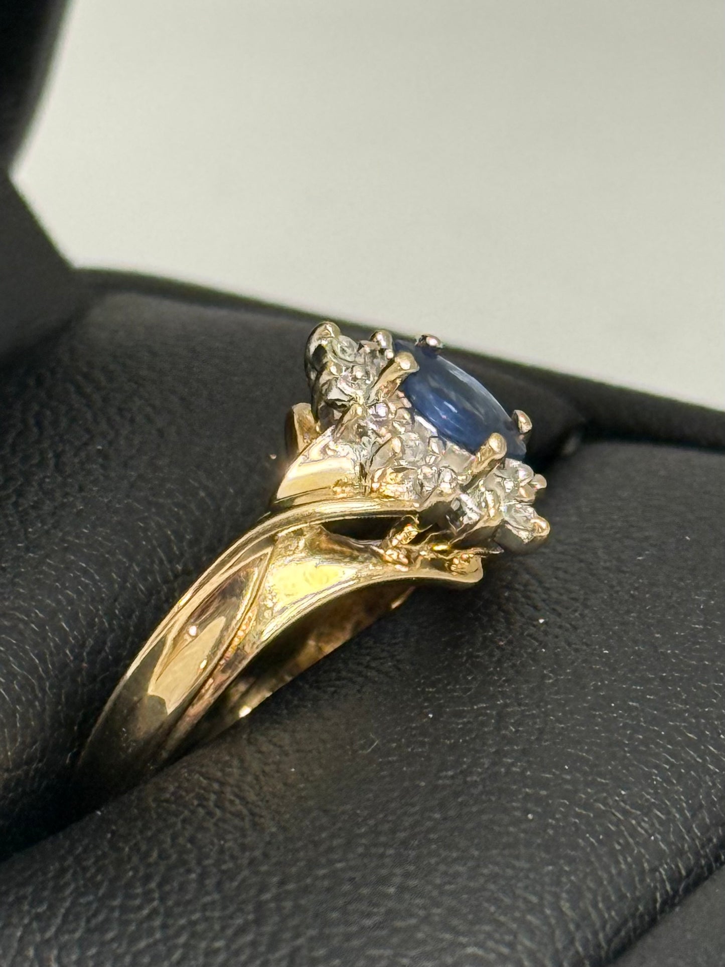 Sapphire and Diamond Ring
