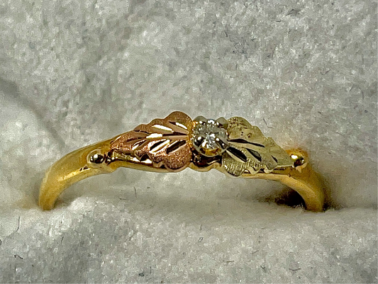 Black Hills Gold Diamond Ring