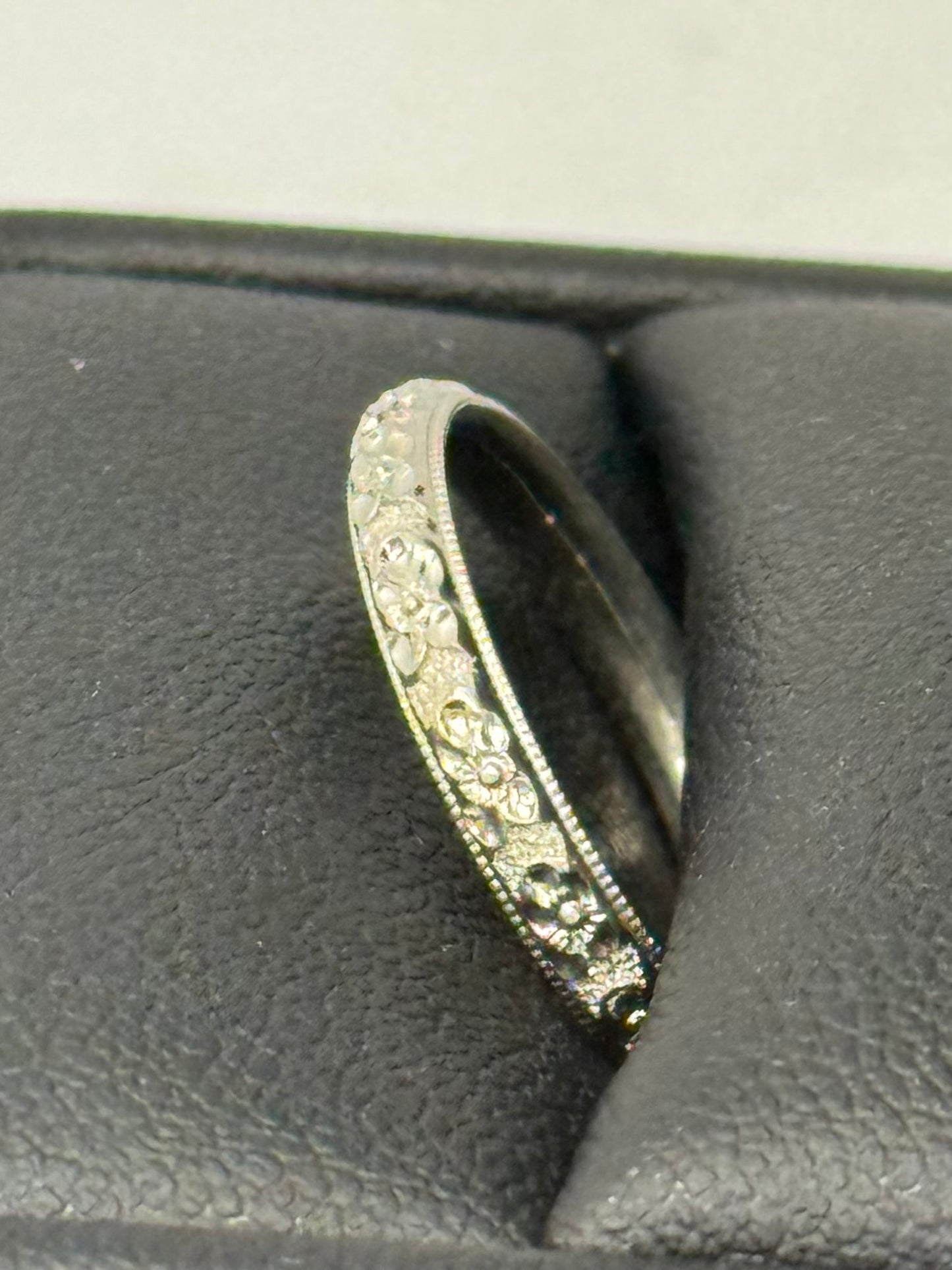 Carved Wedding Band