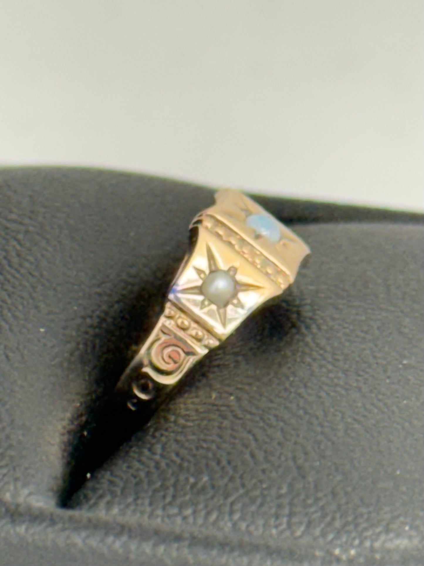 Half Pearl Fashion Ring