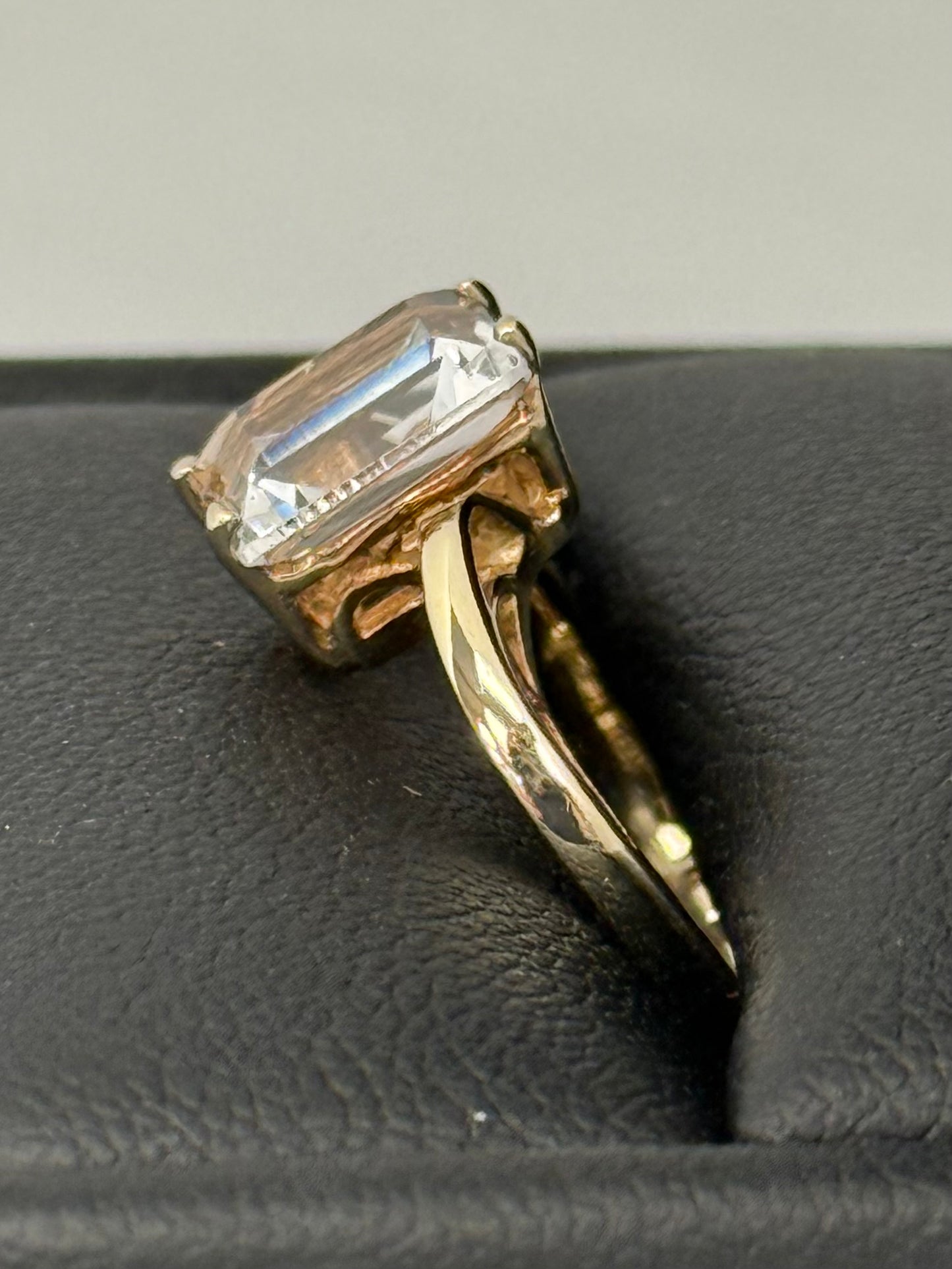 Cubic Zirconia Solitaire Ring