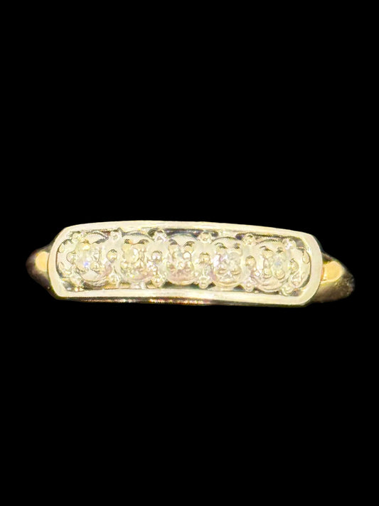 Gold Diamond Ring