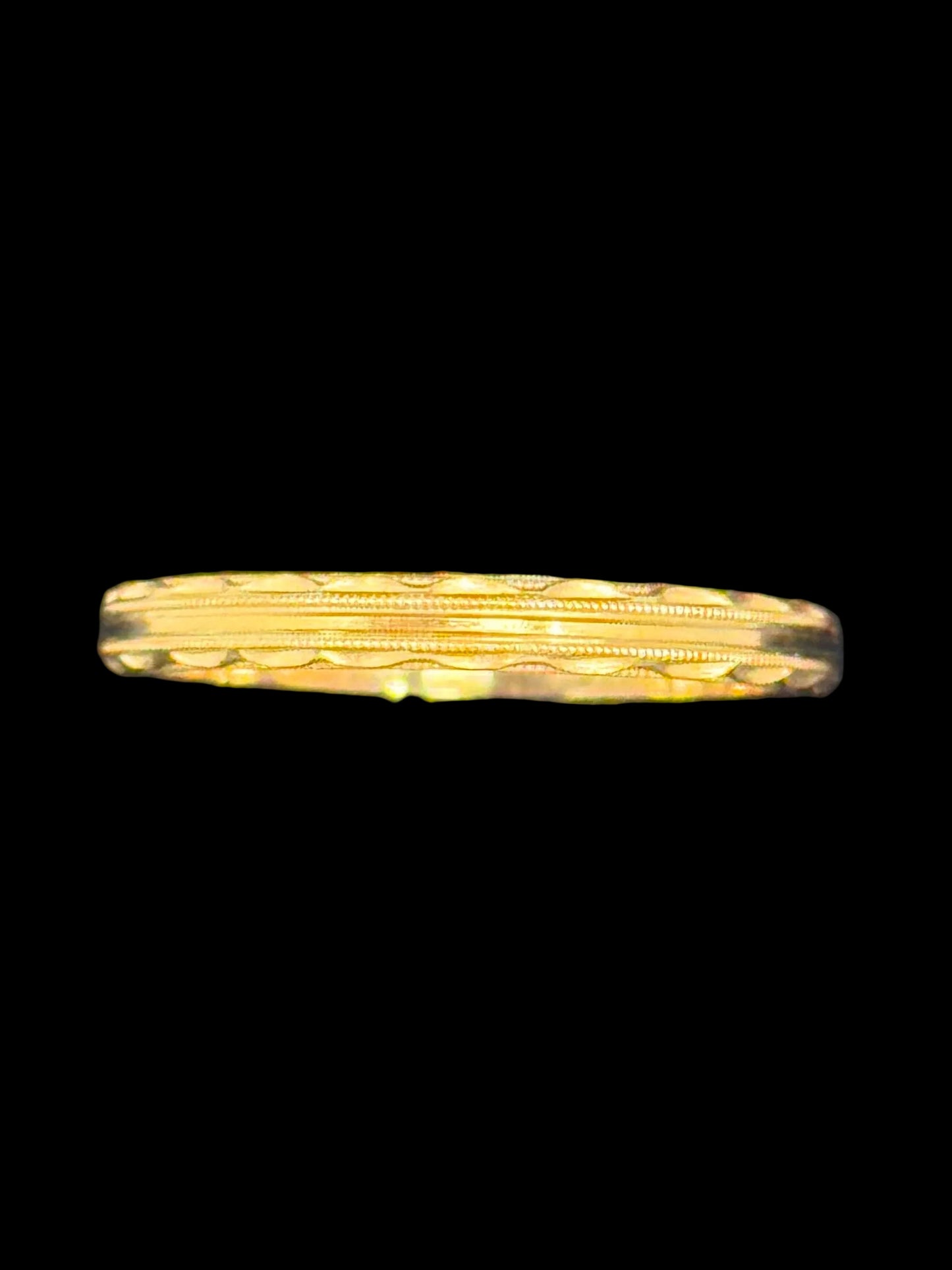 Carved Wedding Band