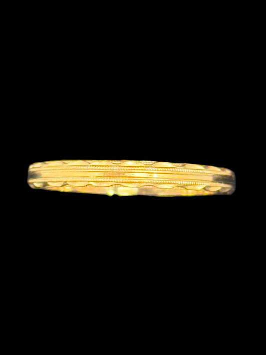 Carved Wedding Band