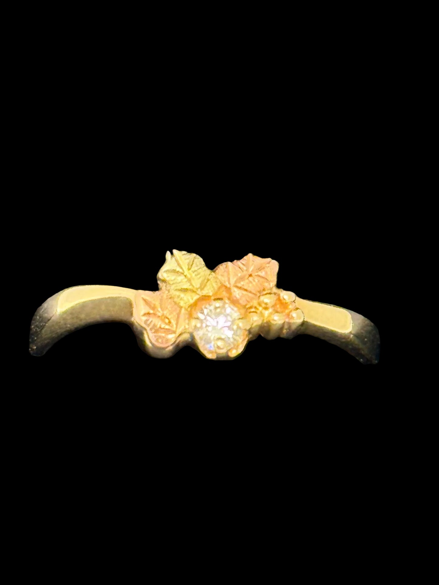 Black Hills Gold Diamond Ring