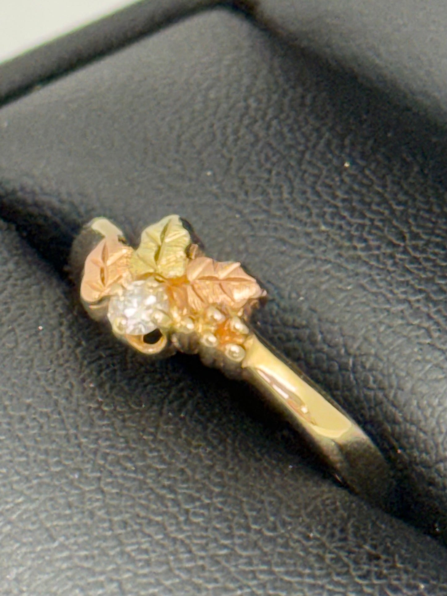 Black Hills Gold Diamond Ring