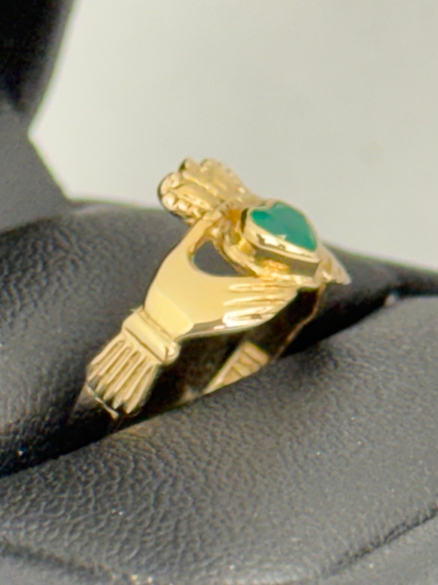 Claddagh Quartz Ring