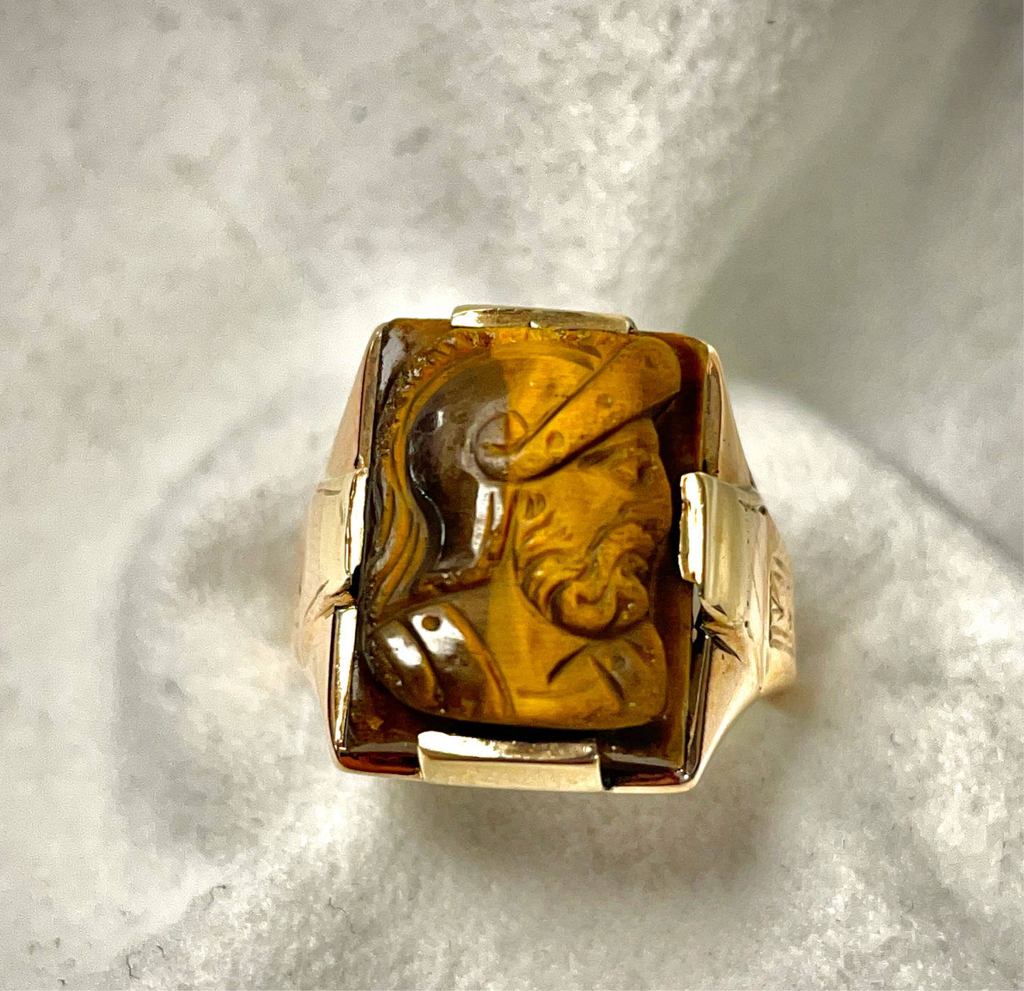 Vintage Tigers eye ring