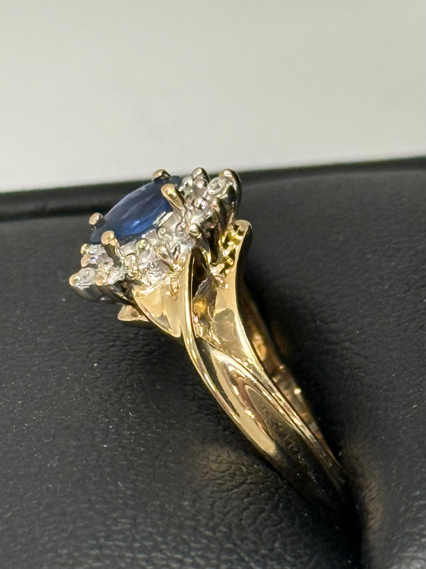 Sapphire and Diamond Ring