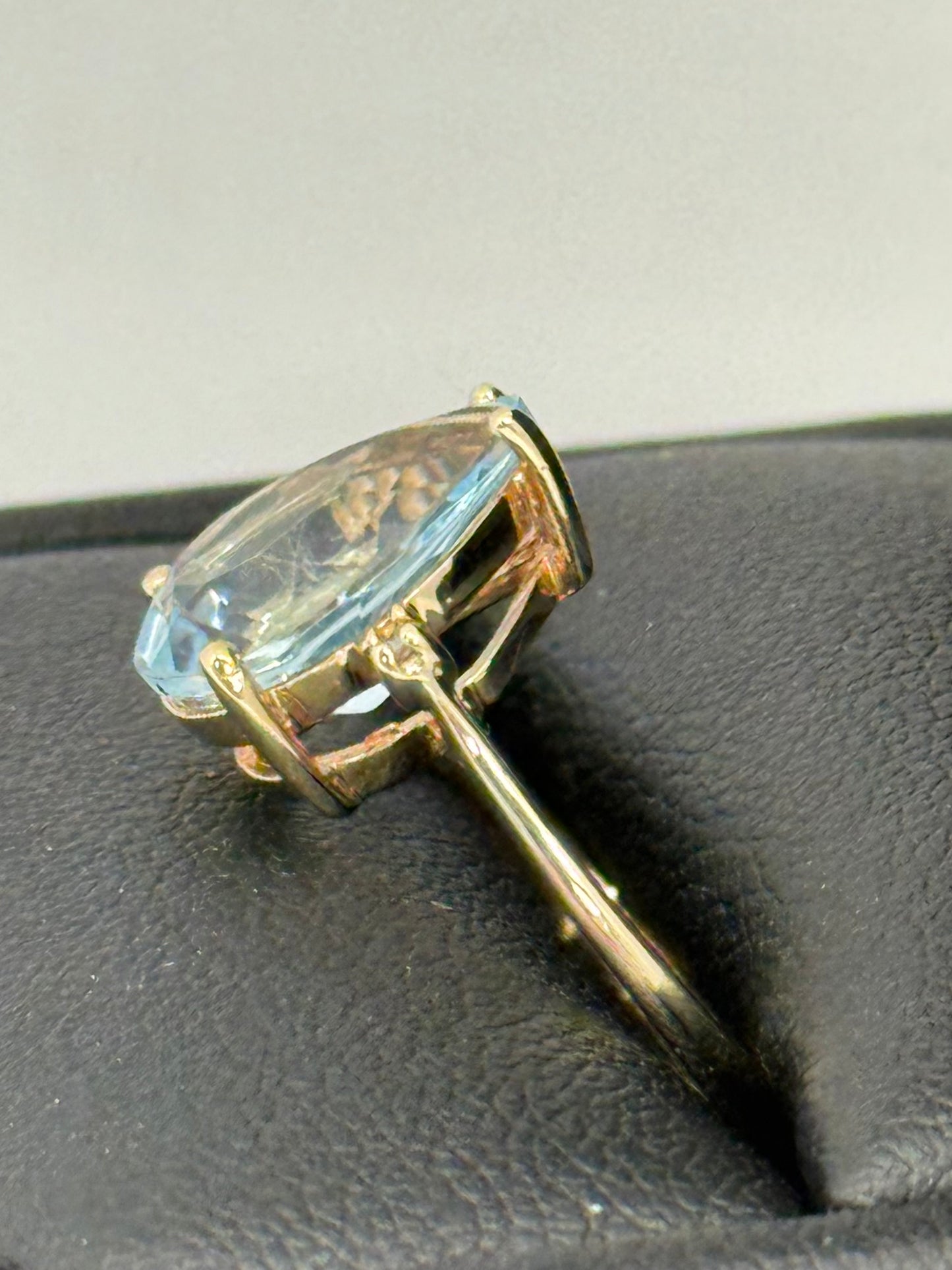 Topaz and Diamond Ring