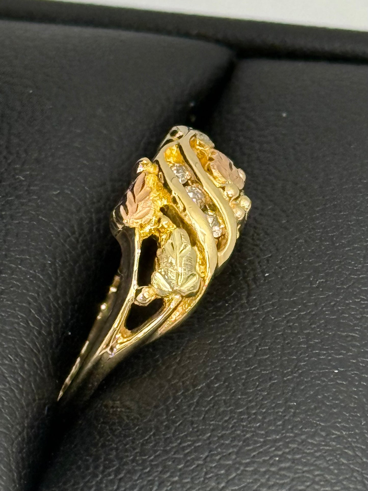 Black Hills Gold Diamond Ring