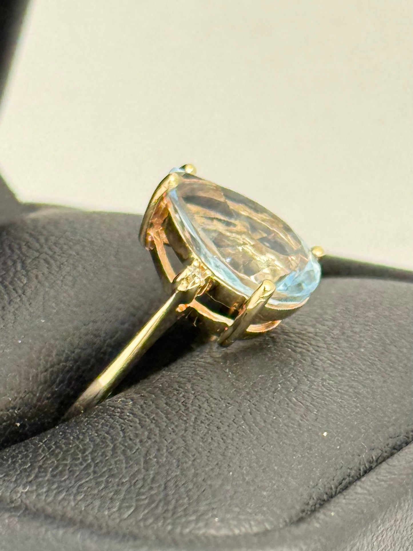Topaz and Diamond Ring