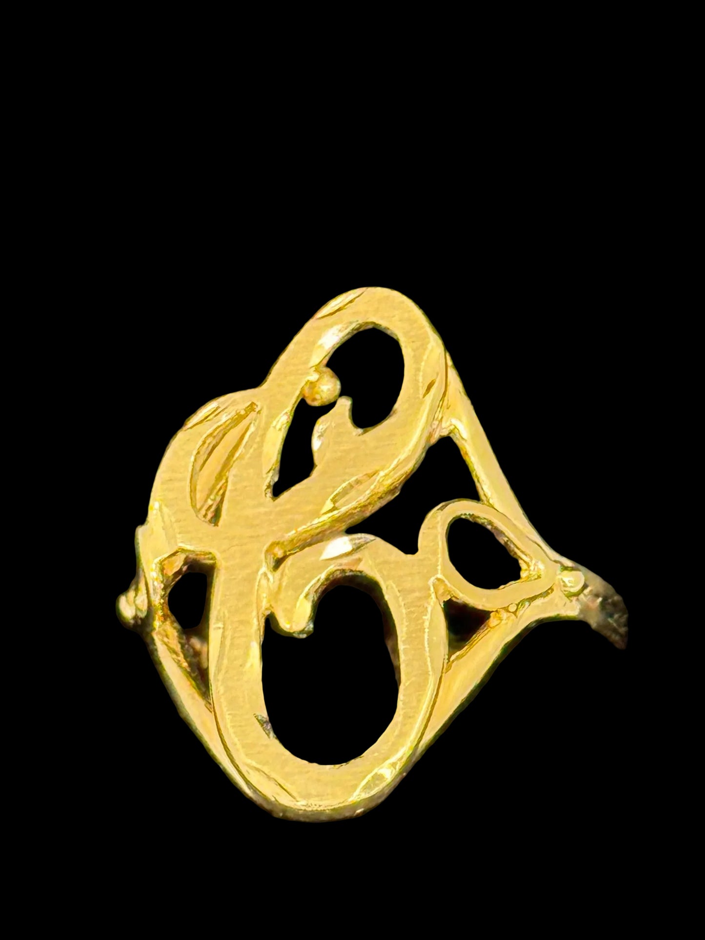 Monogram “C” Ring