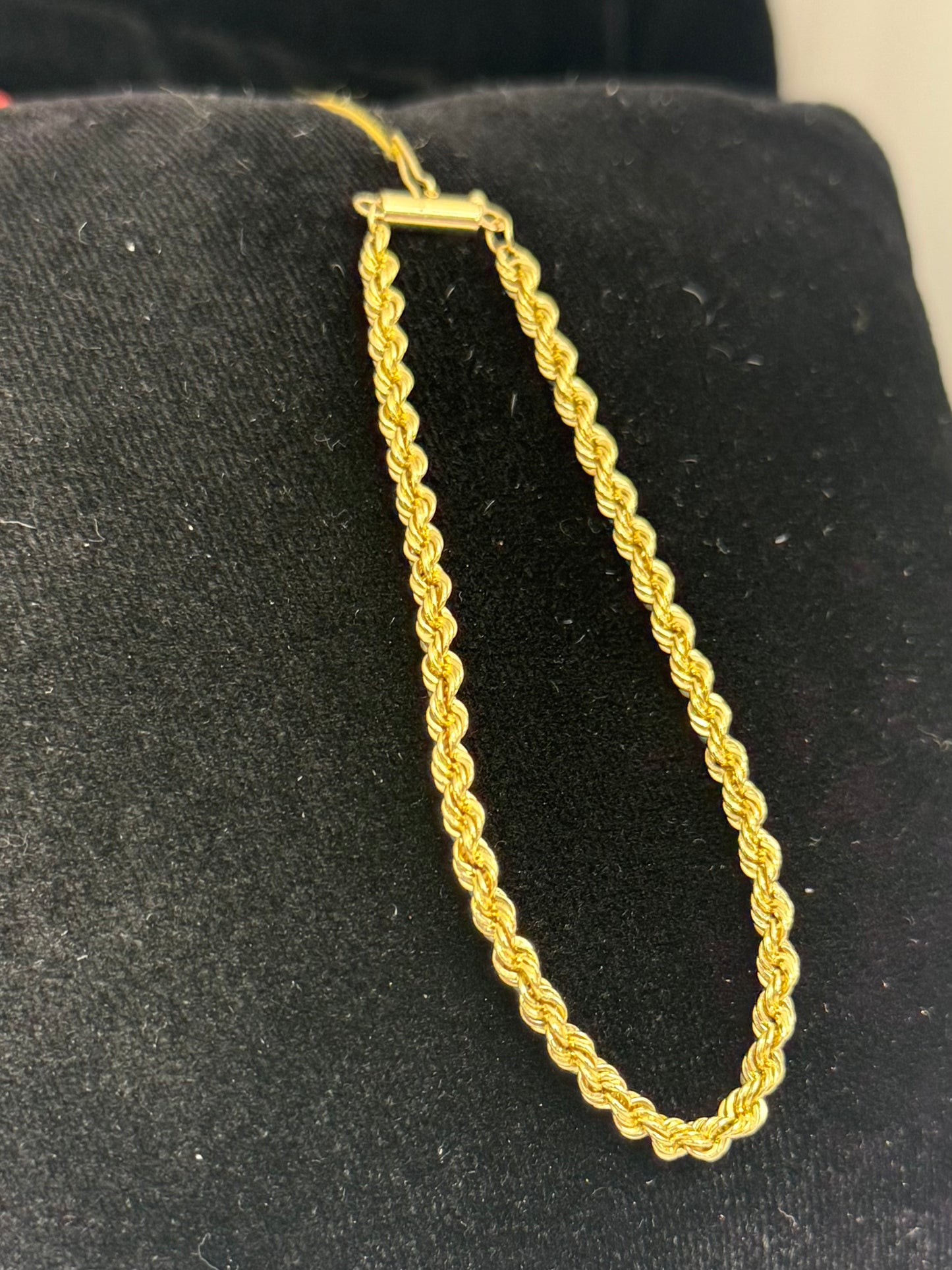 Gold Rope Bracelet