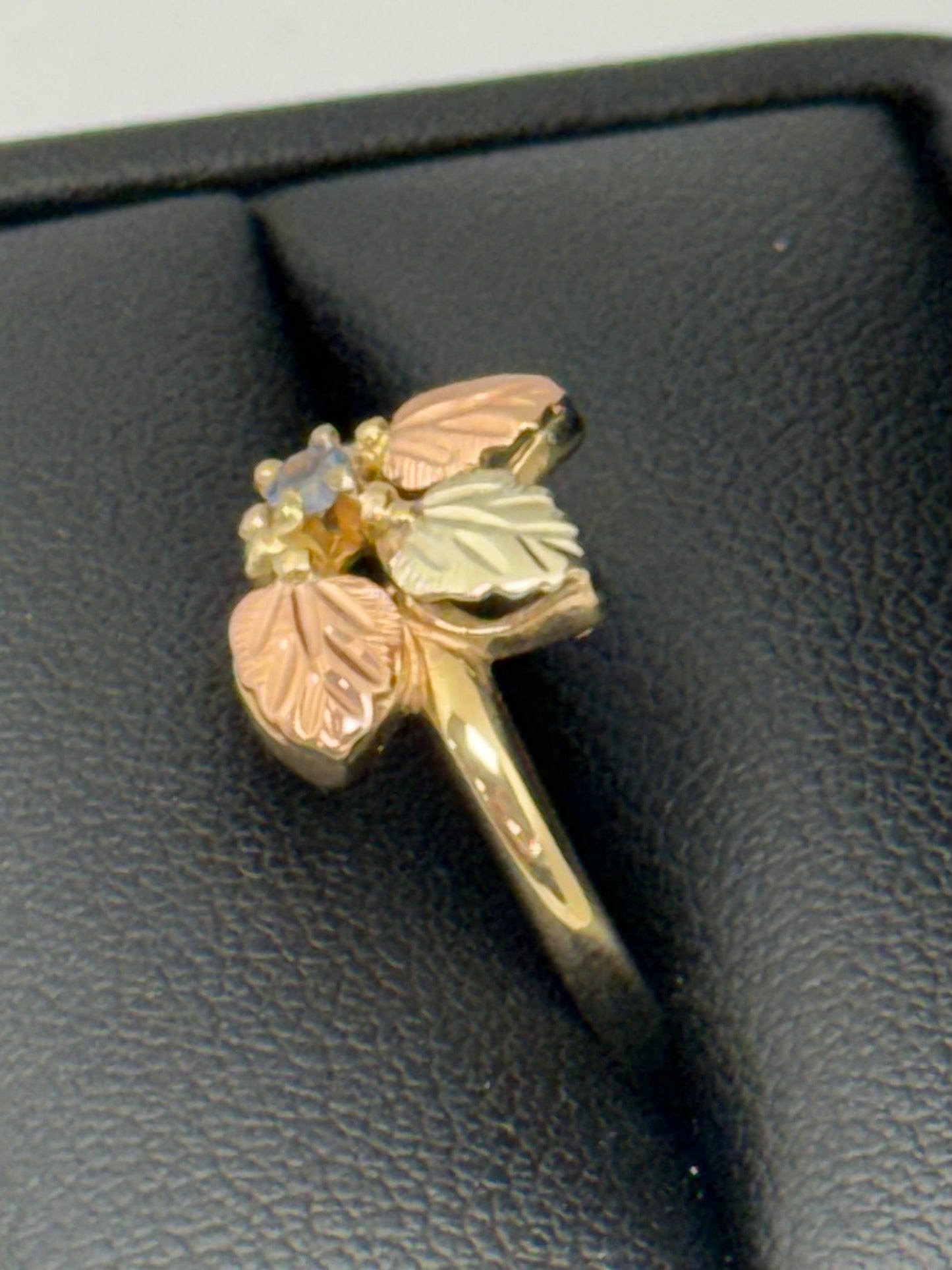 Black Hills Gold Sapphire Ring