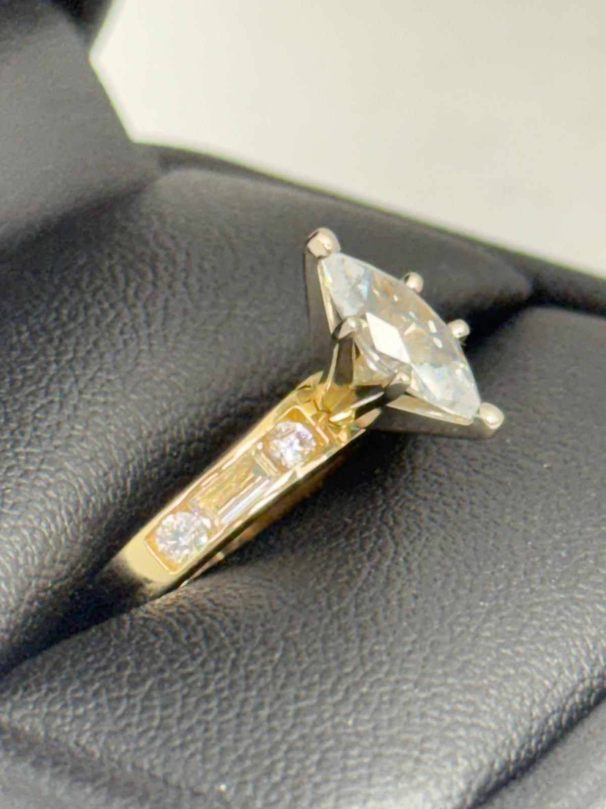 Cubic Zirconia Marquise Ring