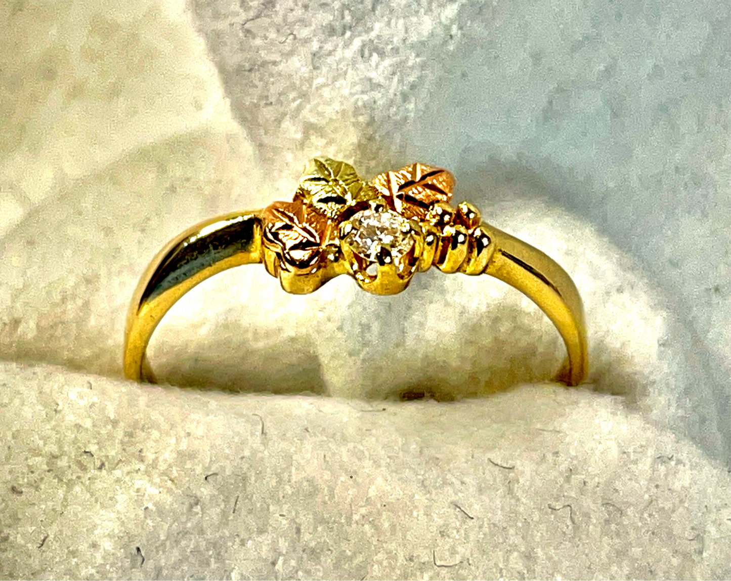 Black Hills Gold Diamond Ring