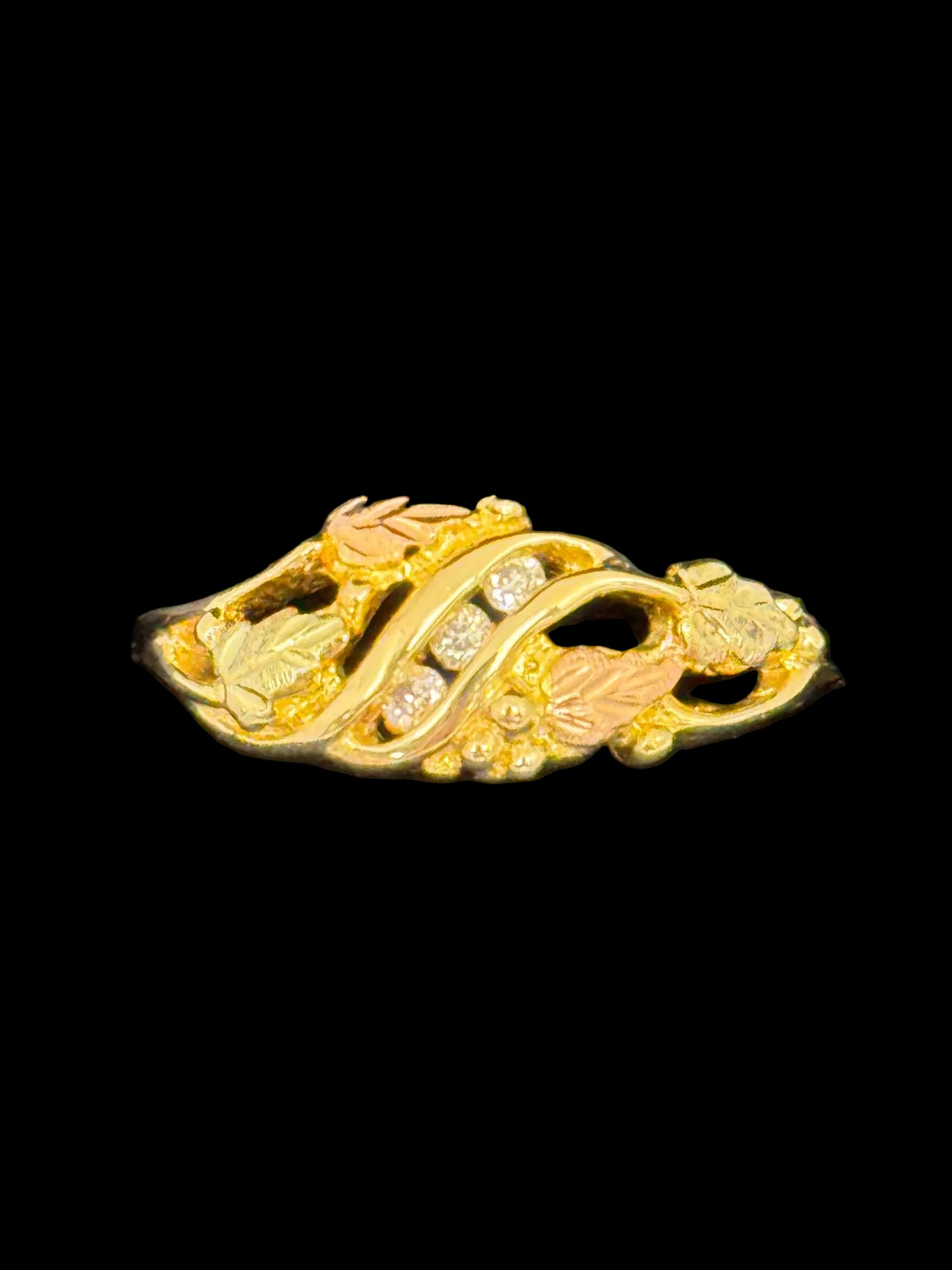 Black Hills Gold Diamond Ring