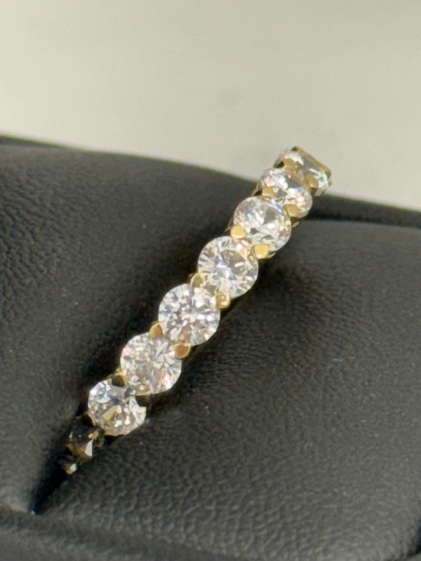 Cubic Zirconia Eternity Band