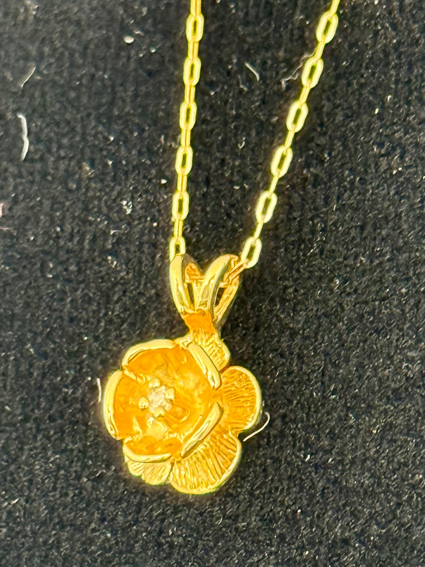 Flower Diamond Necklace