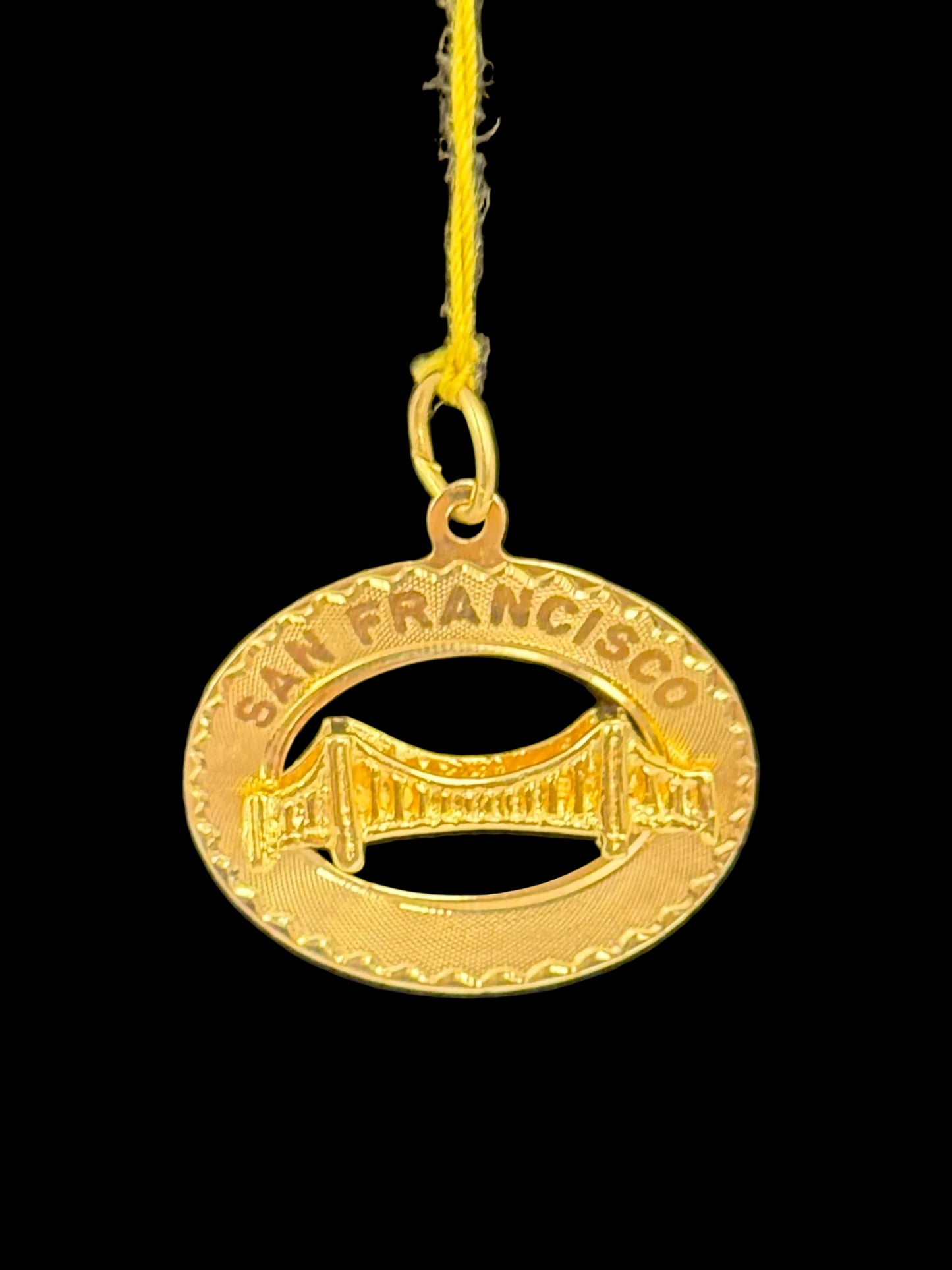San Francisco Gold Charm