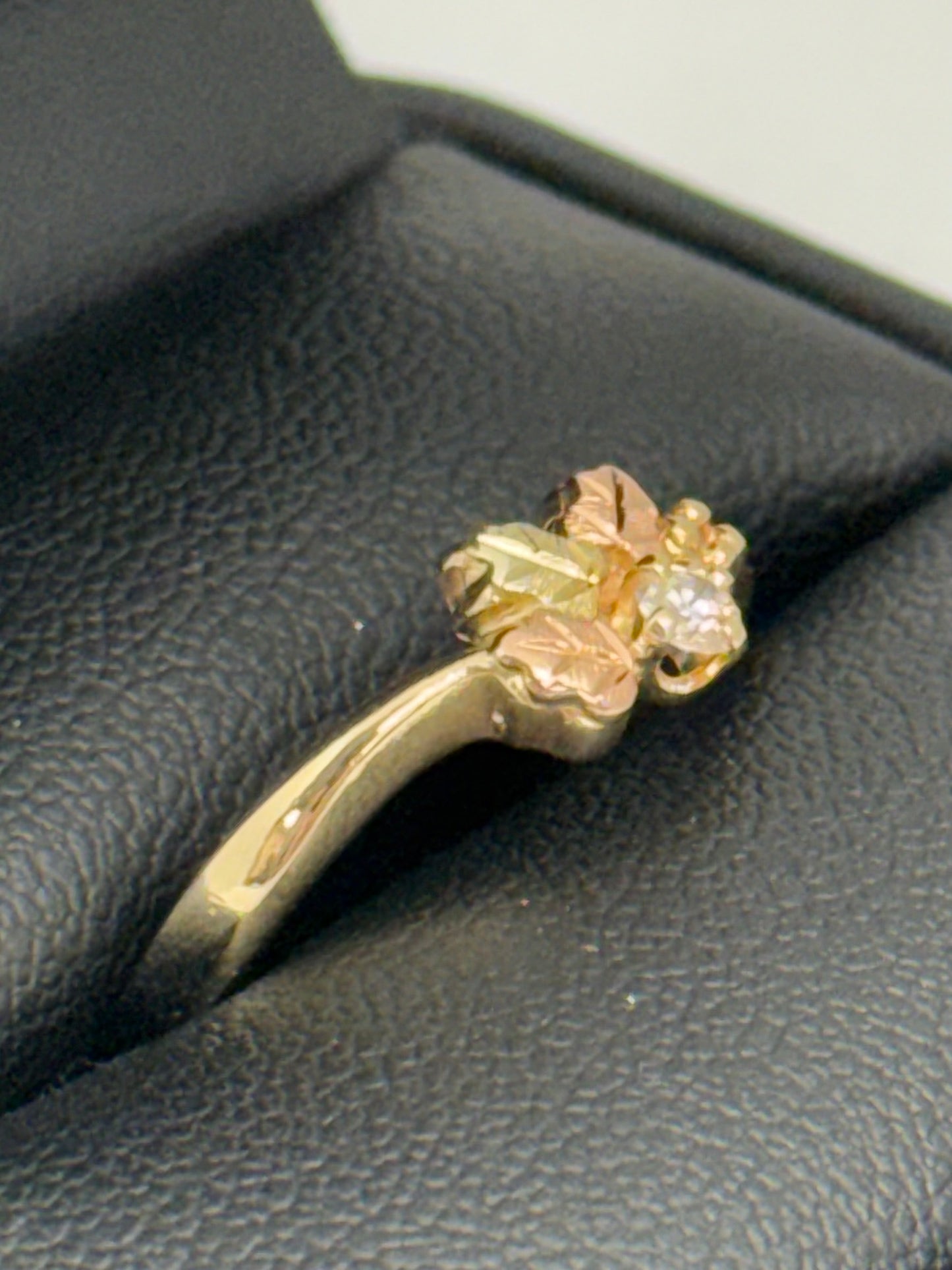 Black Hills Gold Diamond Ring