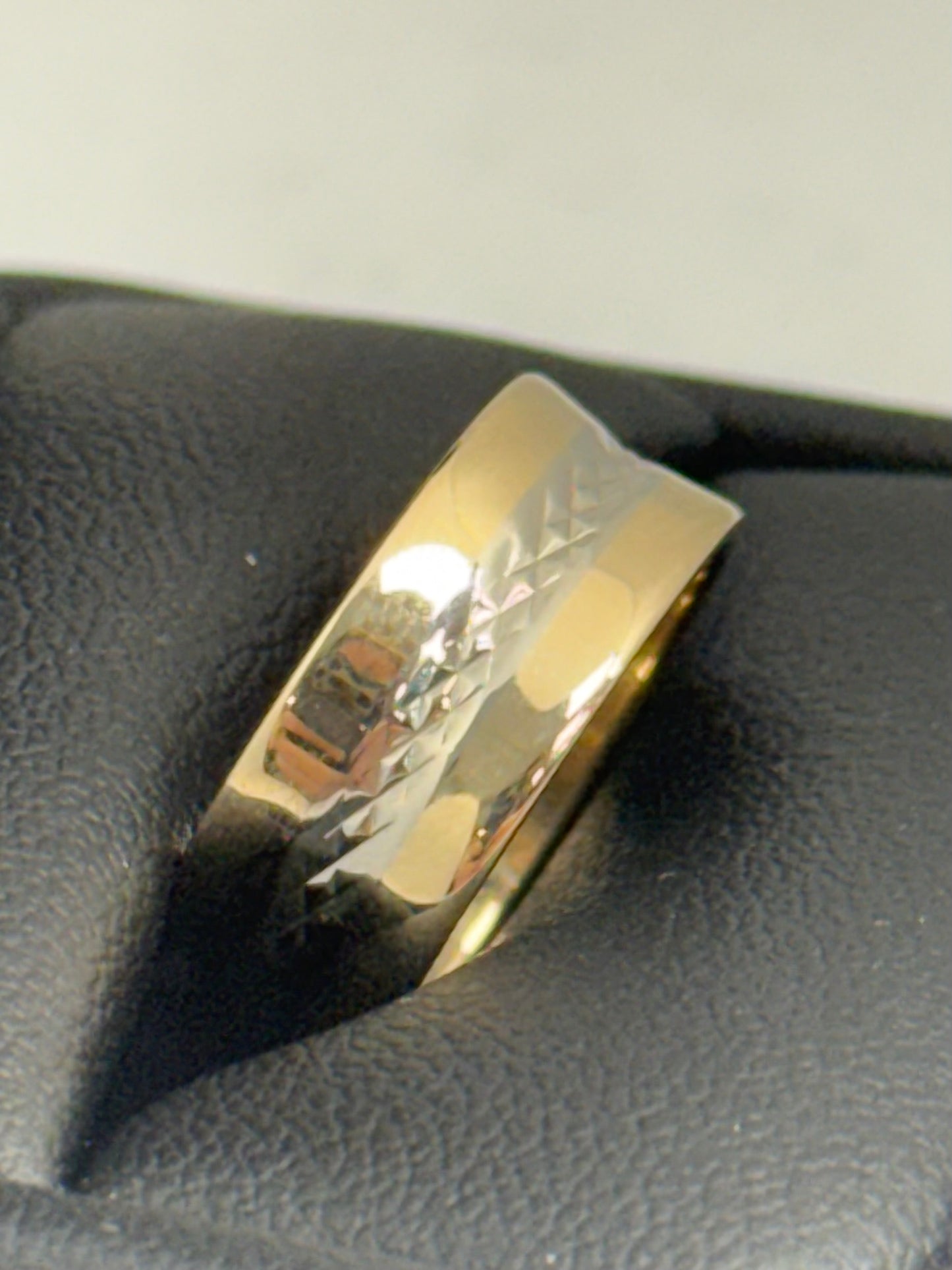 Carved Wedding Band