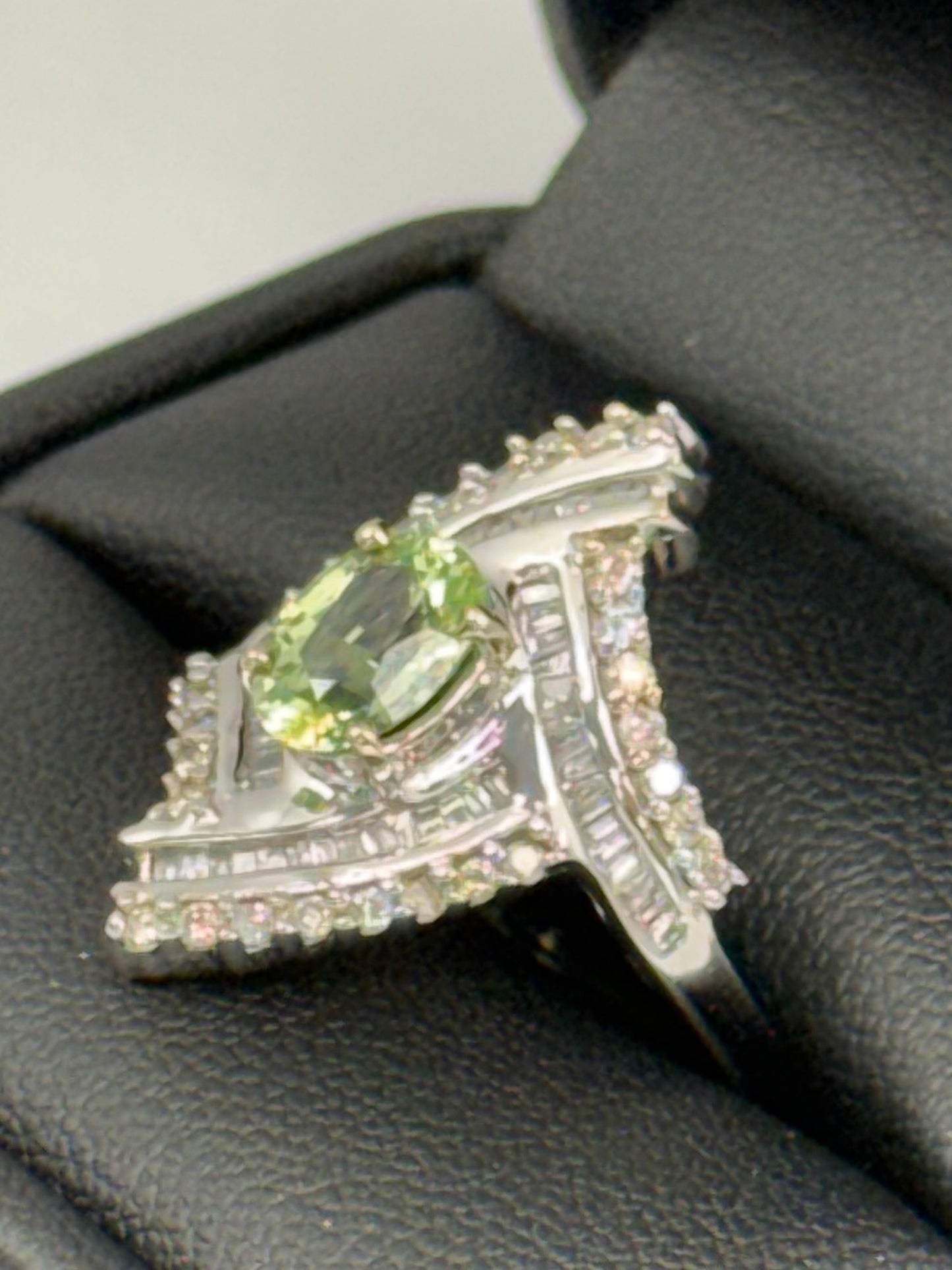 Grossulite Garnet Fashion Ring