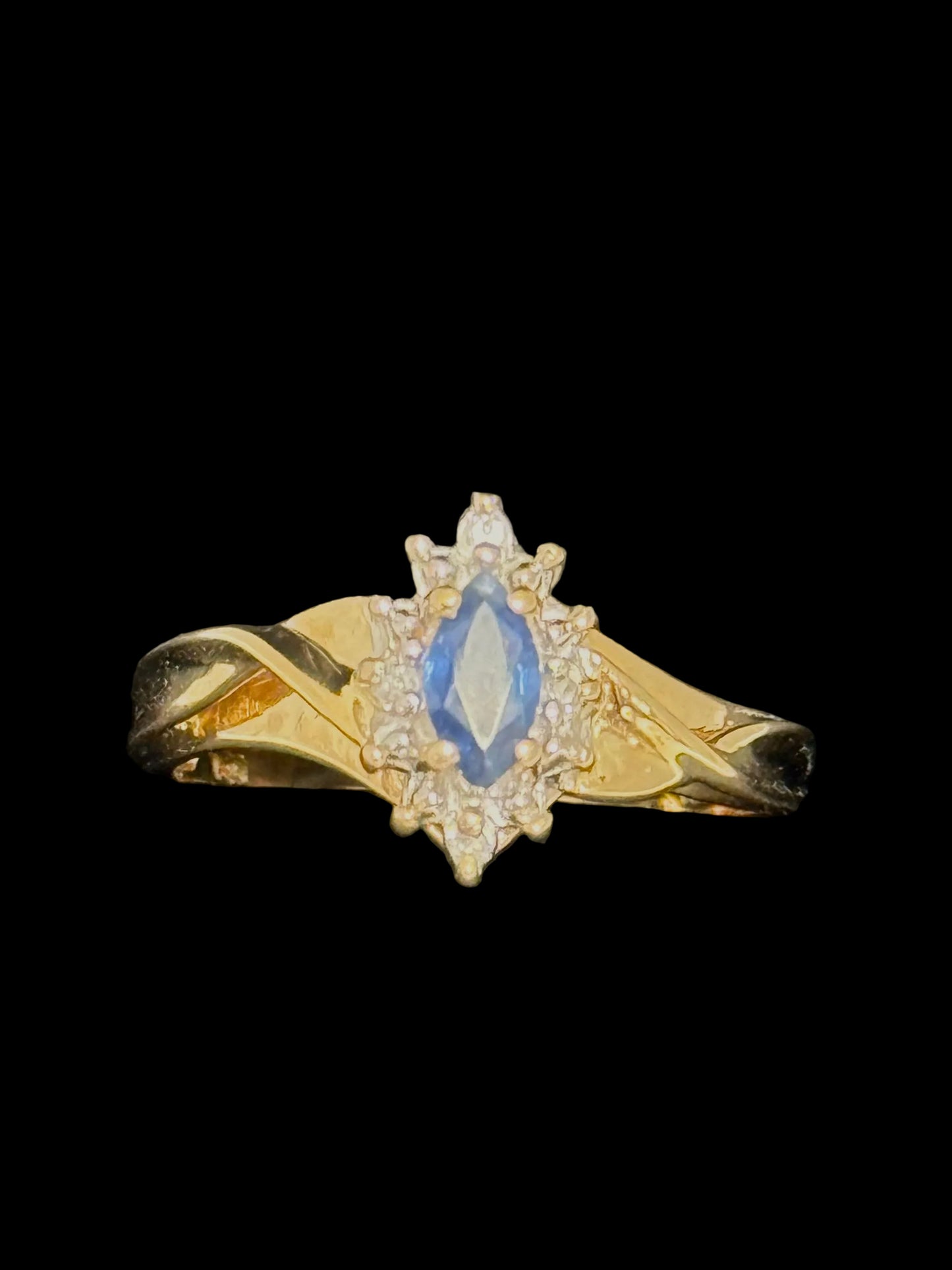 Sapphire and Diamond Ring