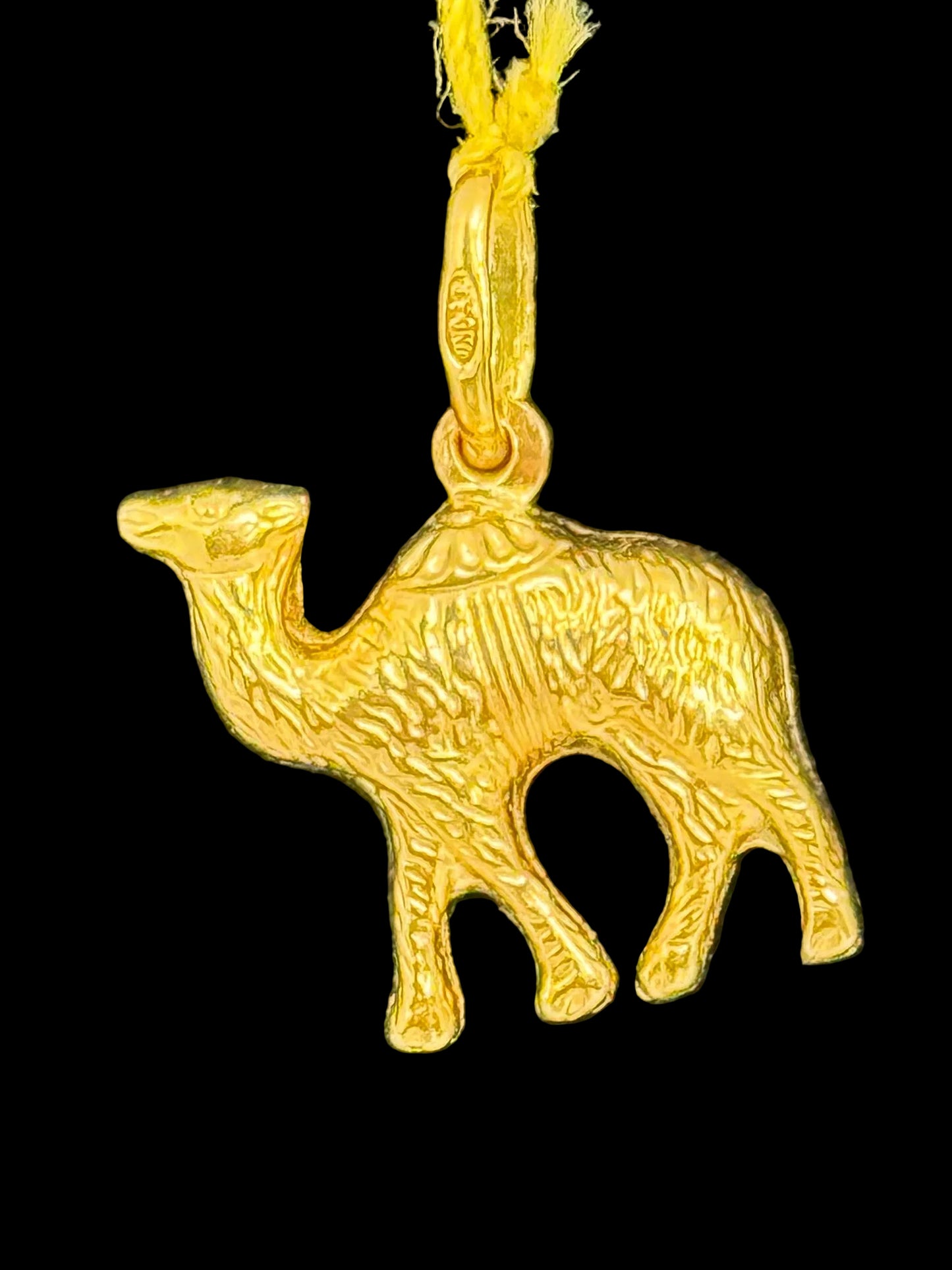 Gold Camel Charm