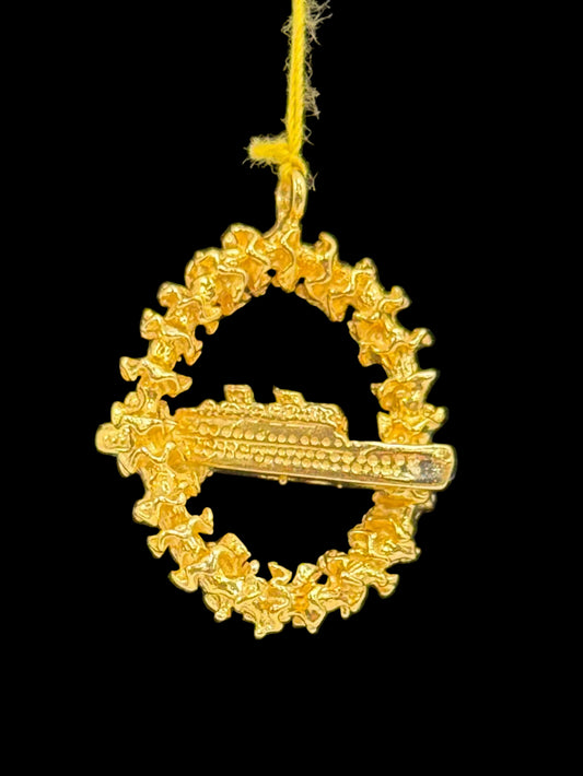 Gold Ship Charm