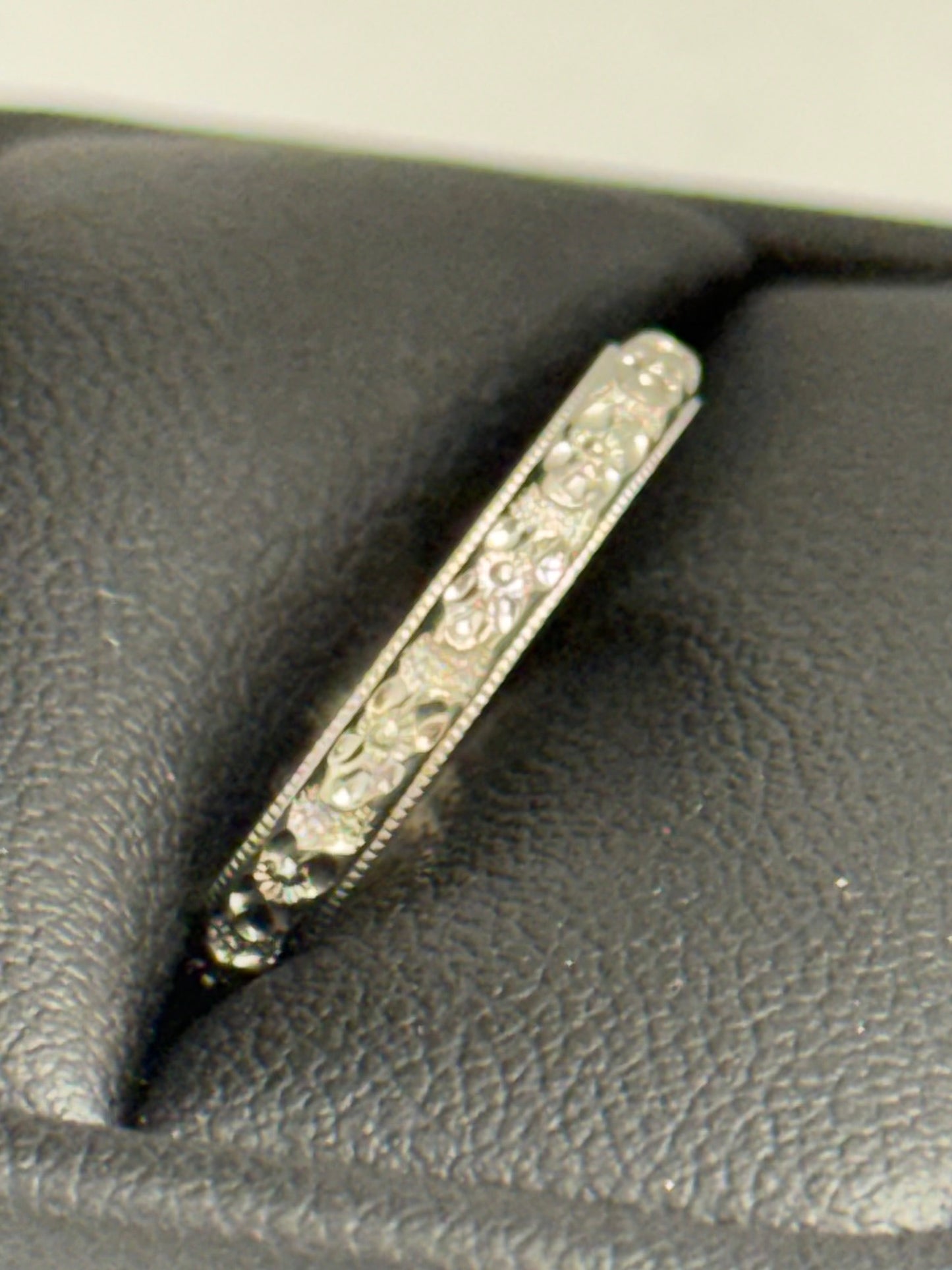 Carved Wedding Band