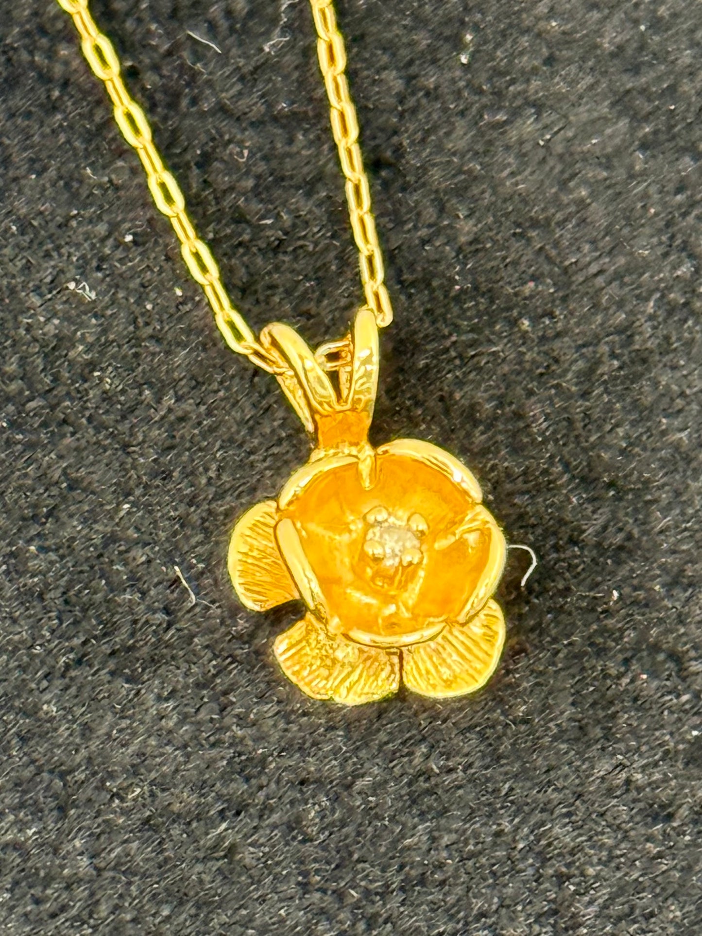 Flower Diamond Necklace