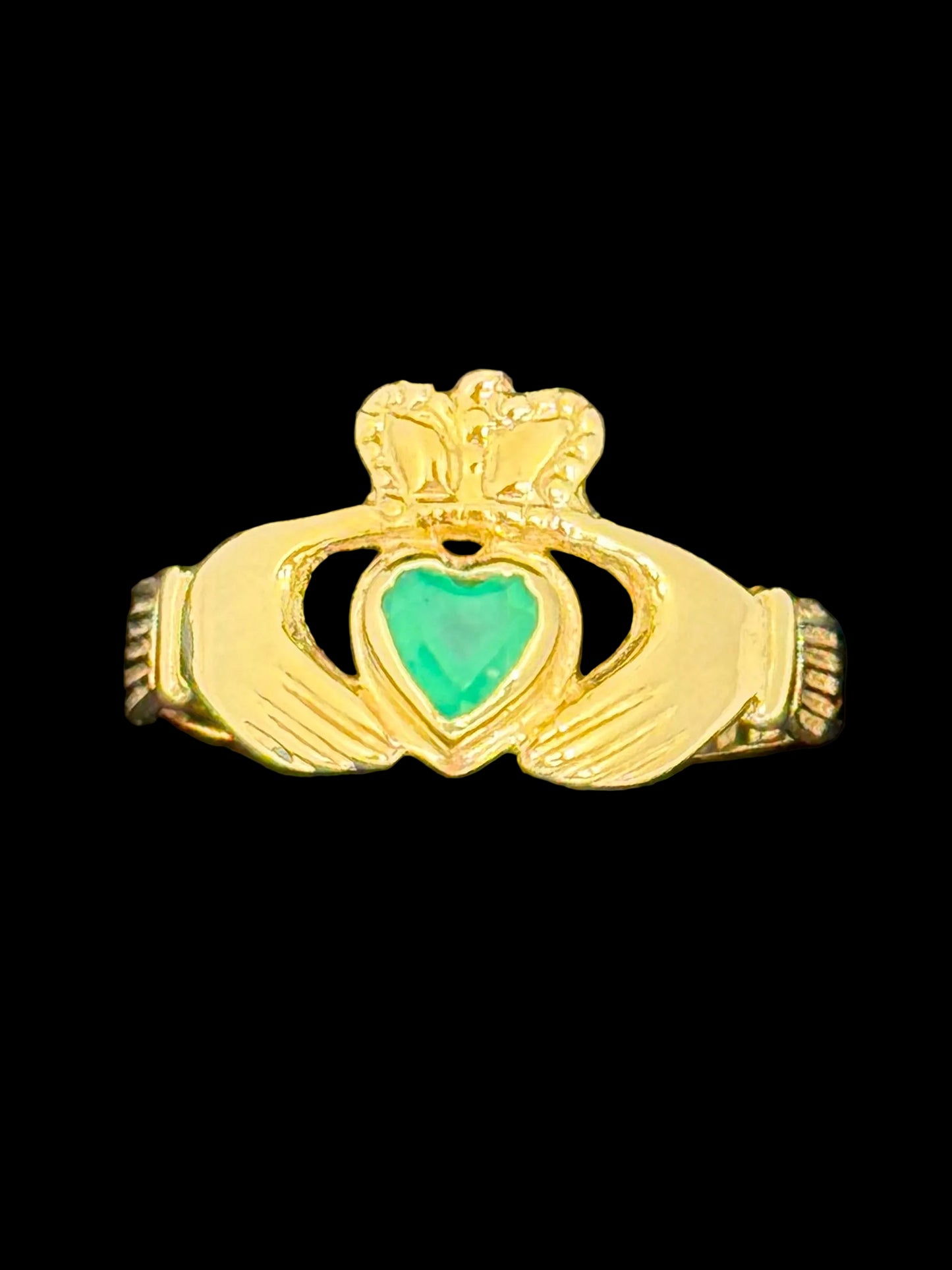 Claddagh Quartz Ring