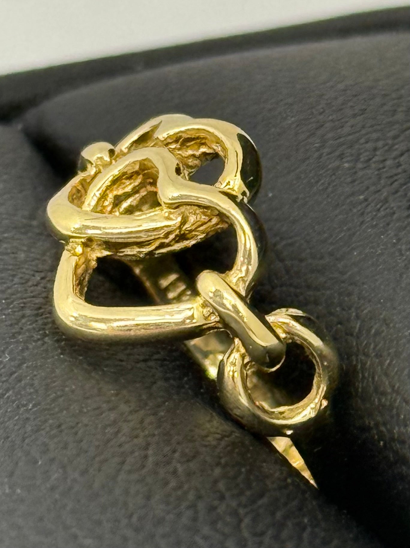 Gold Hearted Ring