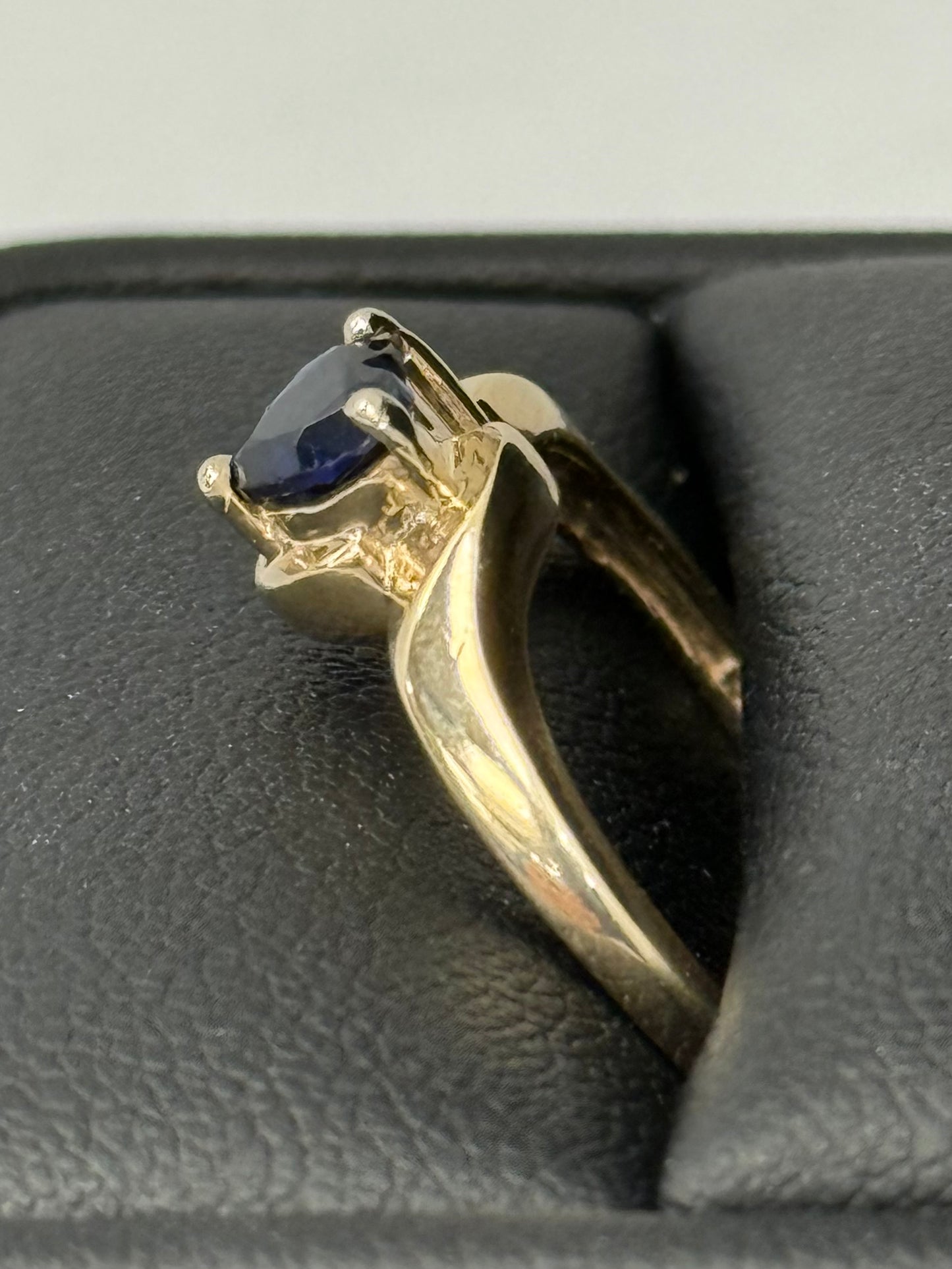 Lab Sapphire Ring