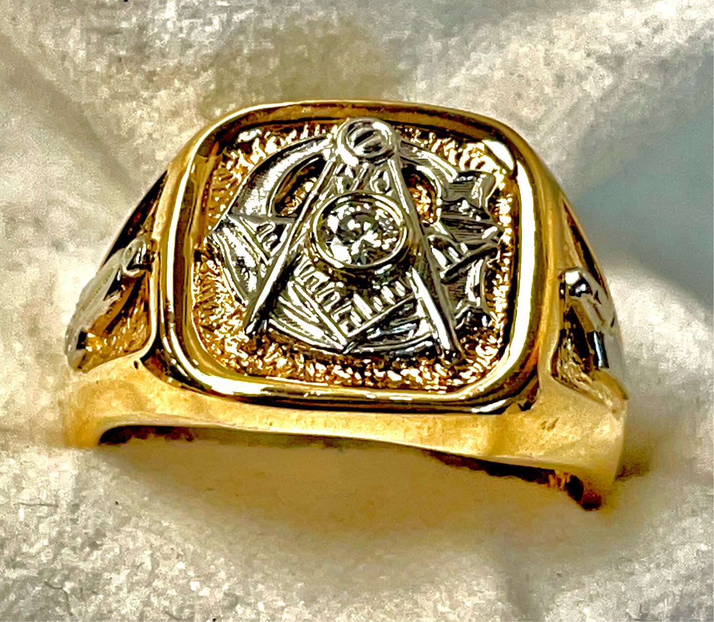 Masonic Diamond Ring