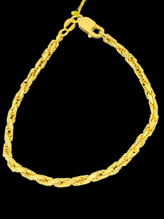 Gold Rope Bracelet